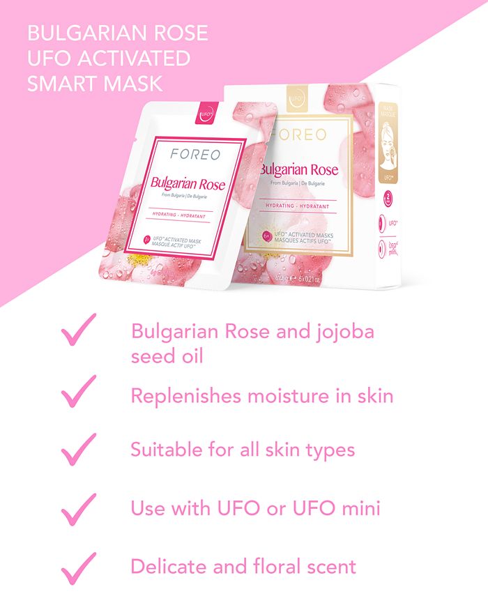 FOREO Farm To Face Sheet Mask - Bulgarian Rose, 3-Pk. - Macy's