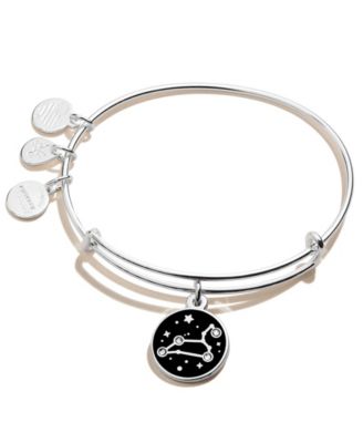 Alex and Ani - Silver-Tone Leo Zodiac Charm Bangle Bracelet