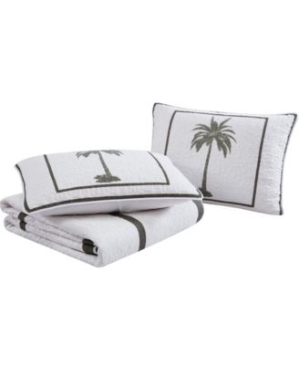 Tommy BahamaHome Palm Island Cotton Reversible Quilt, King