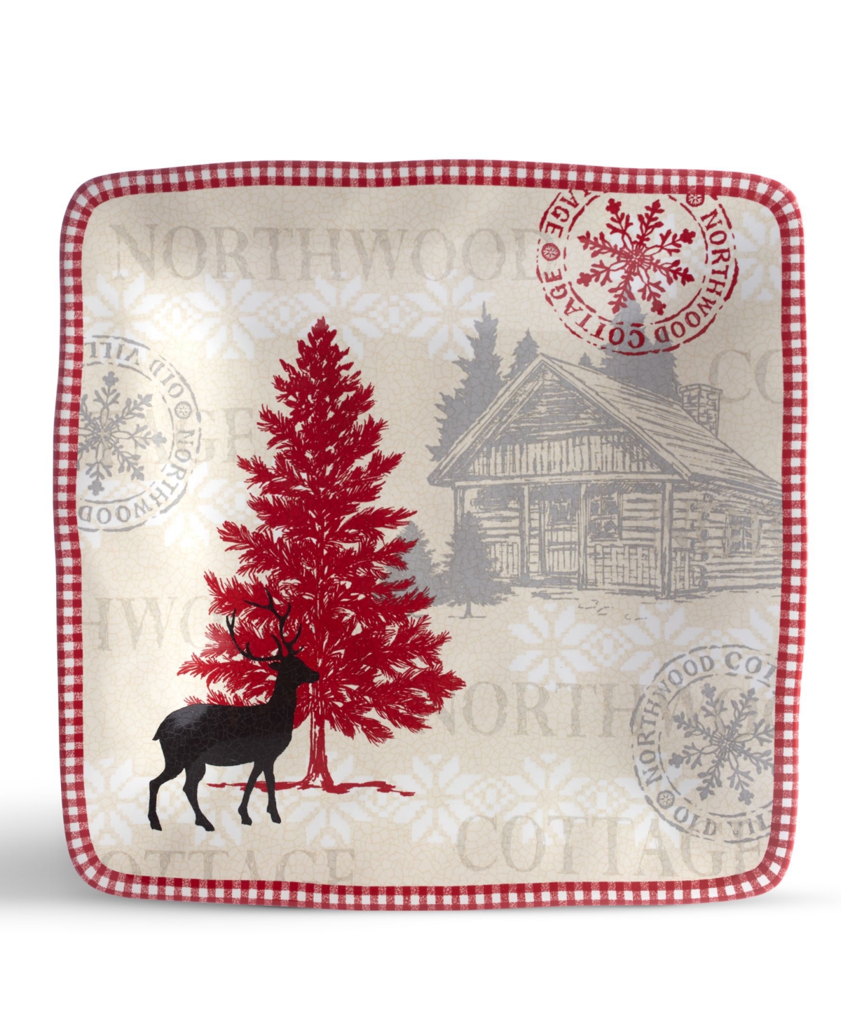 222 Fifth Northwood Cottage Pc. Dinnerware Set, Service for 4