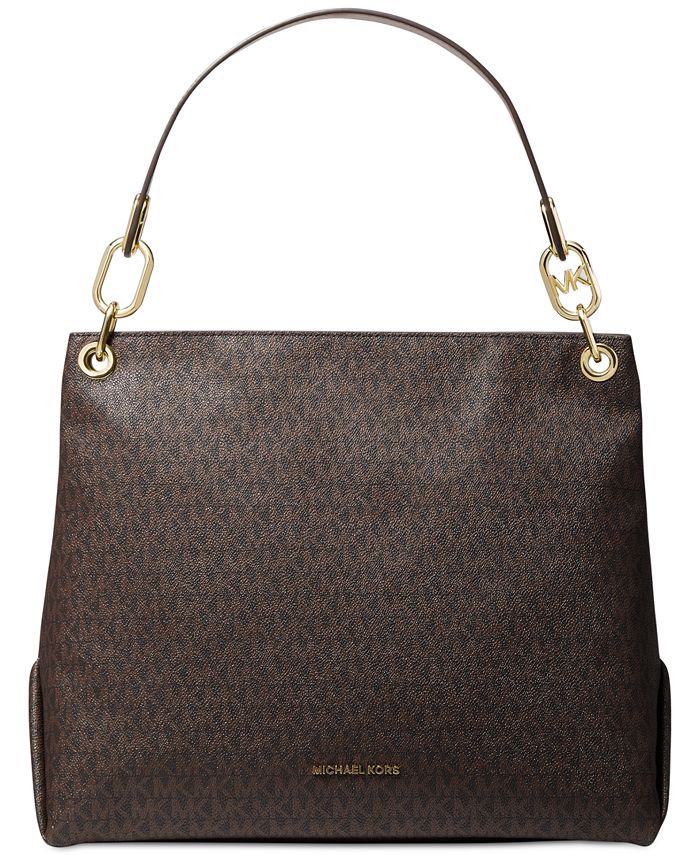 Michael Kors Signature Trish Large Hobo Shoulder Bag & Reviews - Handbags &  Accessories - Macy's