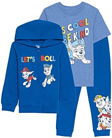 Toddler Boys Cool to be kind bundle Fleece 3 Piece Set