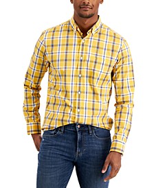 Men's Slim-Fit Plaid Shirt, Created for Macy's