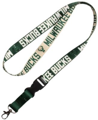 Wincraft Multi Milwaukee Bucks Team Wordmark Lanyard with Detachable ...