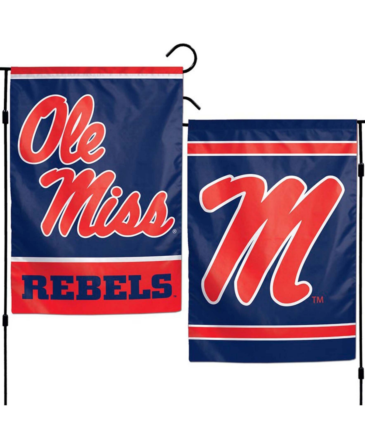 Multi Ole Miss Rebels 12" x 18" Double-Sided Garden Flag - Multi