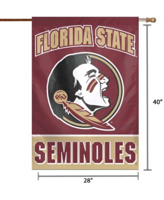 Multi Florida State Seminoles 28" x 40" Full Name Single-Sided Vertical Banner