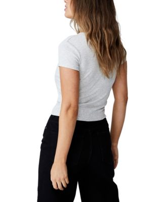 Women's The One Rib Crew Short Sleeve T-shirt