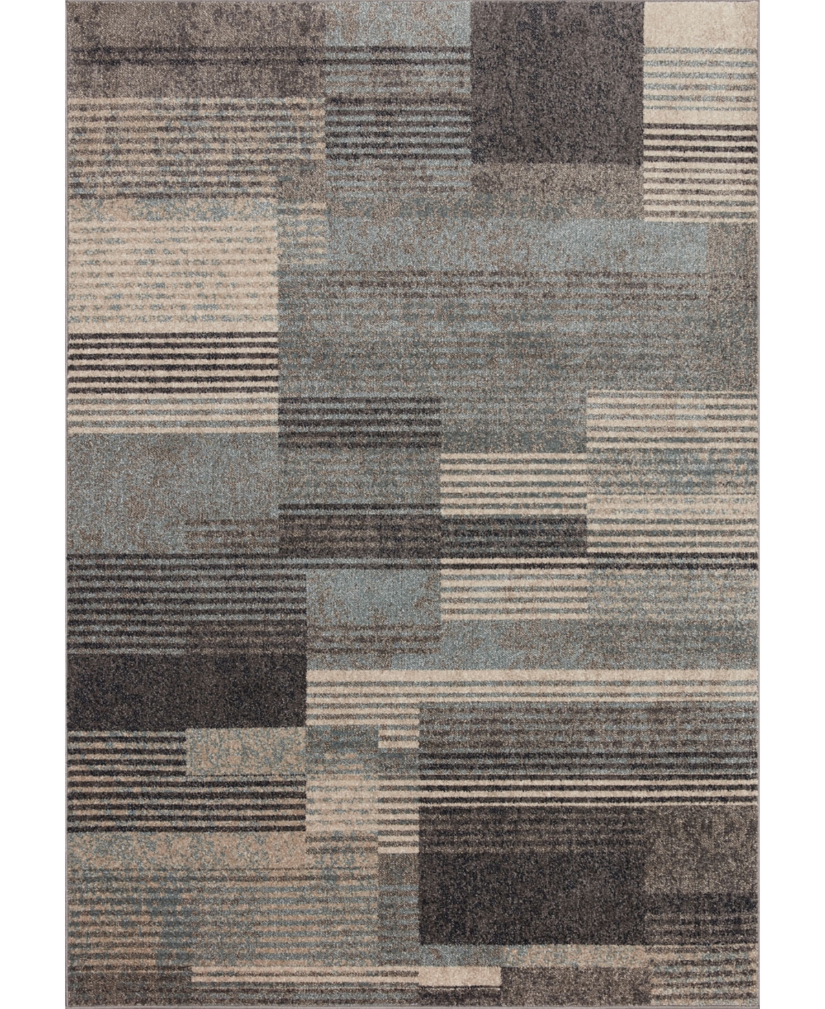 Loloi Ii Bowery Bowebow-06 7'10" X 10' Area Rug In Gray,taupe