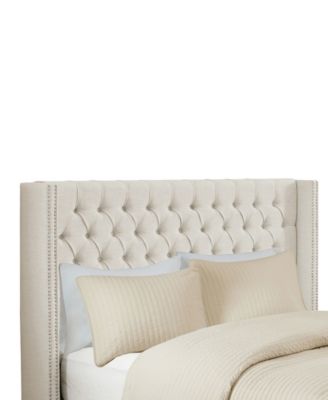 Amelia Fabric Tufted Queen Headboard