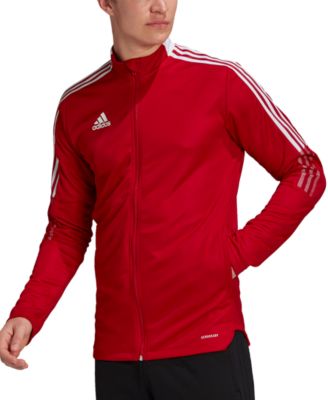 adidas track top red