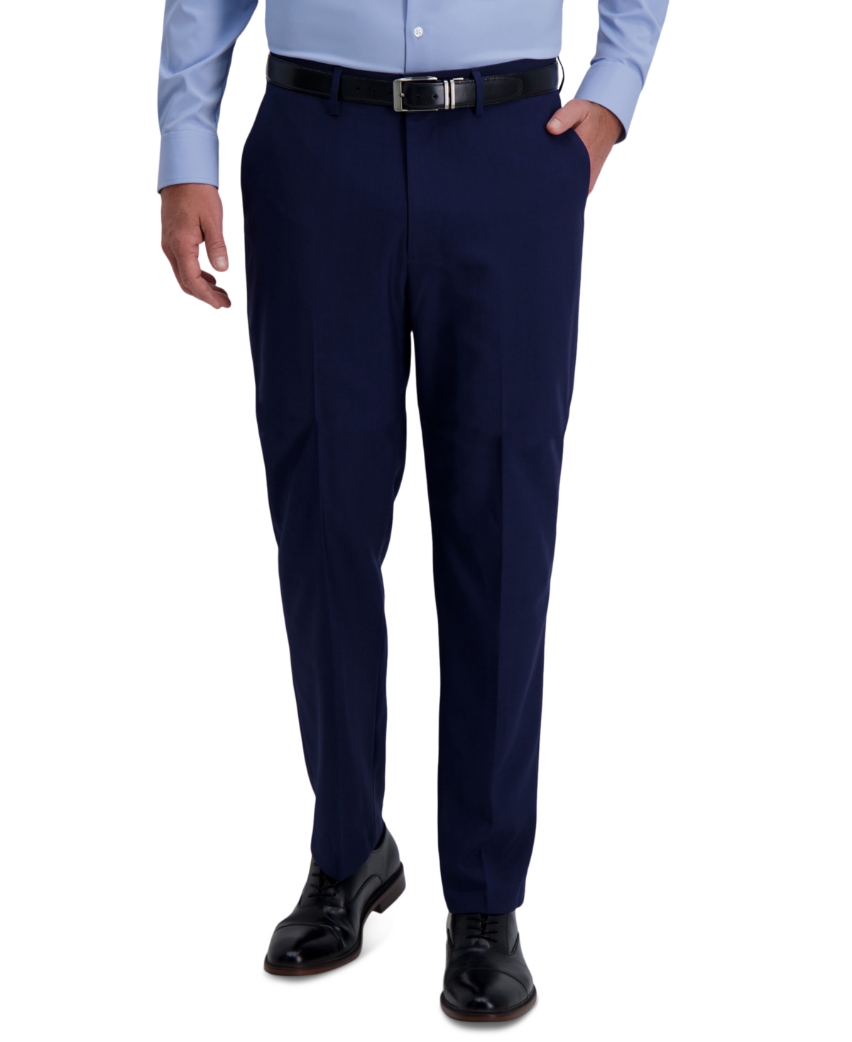 Men's Smart Wash Classic Fit Suit Separates Pants - Black