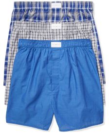 Men's 3-Pk. Classic Printed Cotton Poplin Boxers