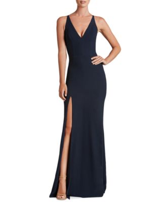 Iris High-Slit Evening Gown