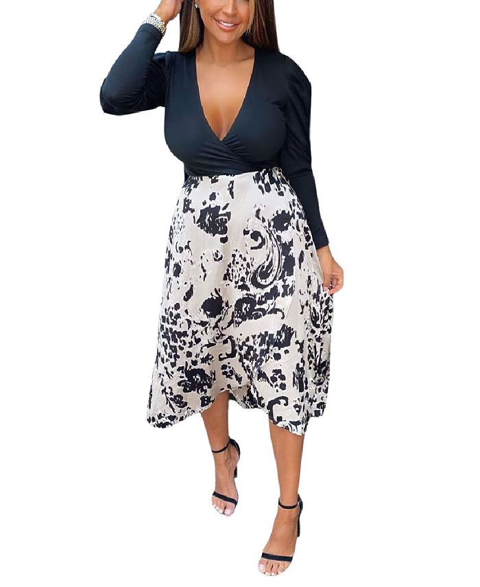 Ax paris 2 in 1 animal print dress shop