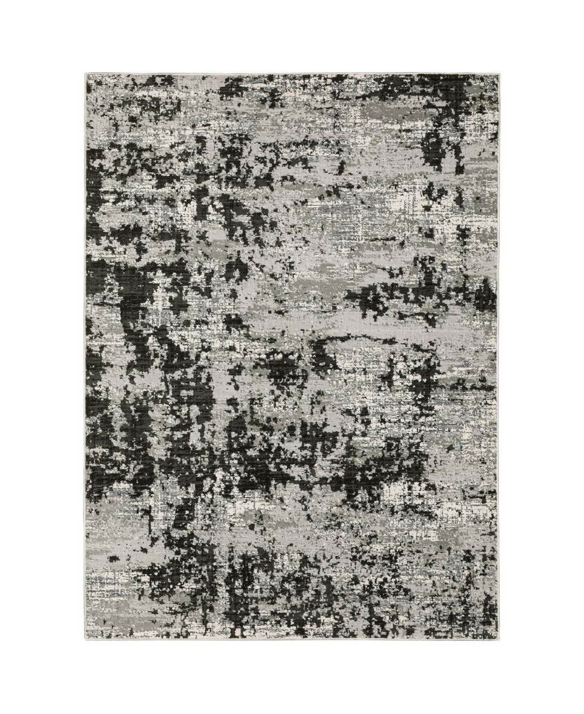 Jhb Design Convoy CON4153 9'10in x 12'10in Area Rug - Gray