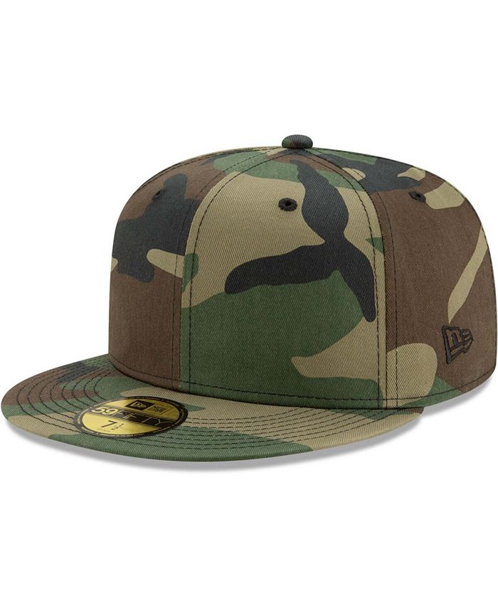 New Era Men's Camo Blank 59FIFTY Fitted Hat - Macy's