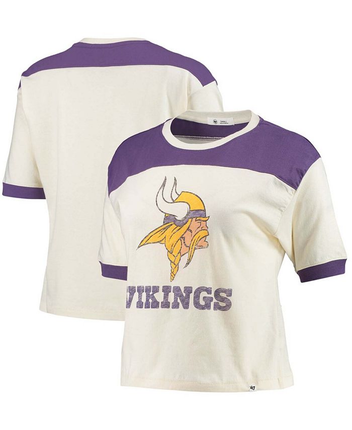 47 Brand Vikings Billie Cropped T-Shirt - Women's