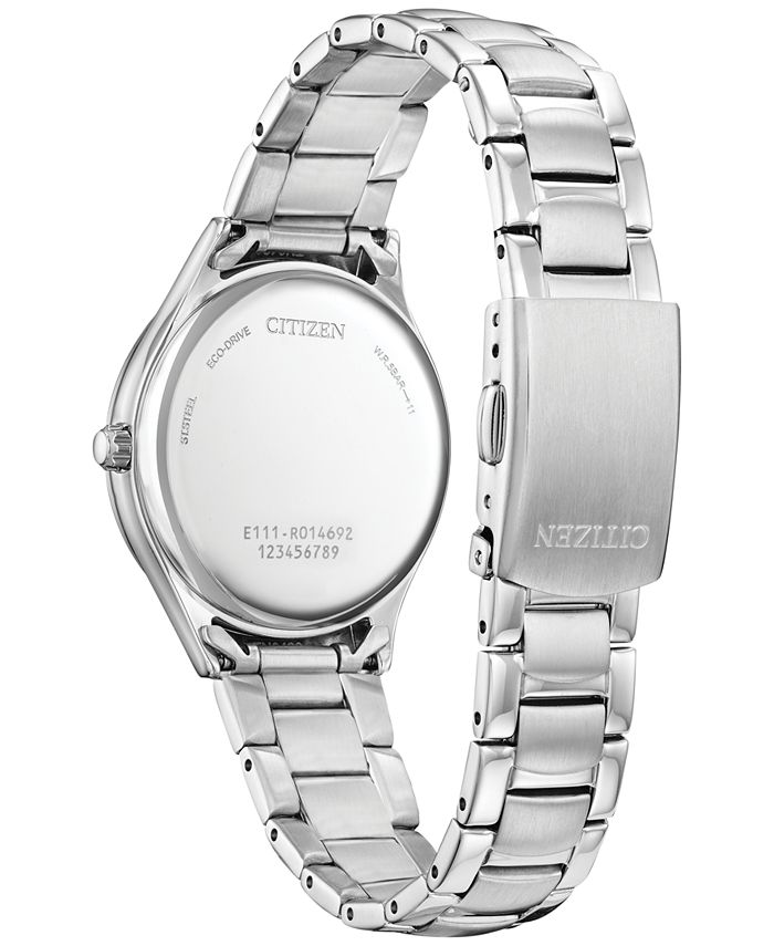 Citizen Women's Eco Drive Classic Stainless Steel Bracelet Watch 34mm
