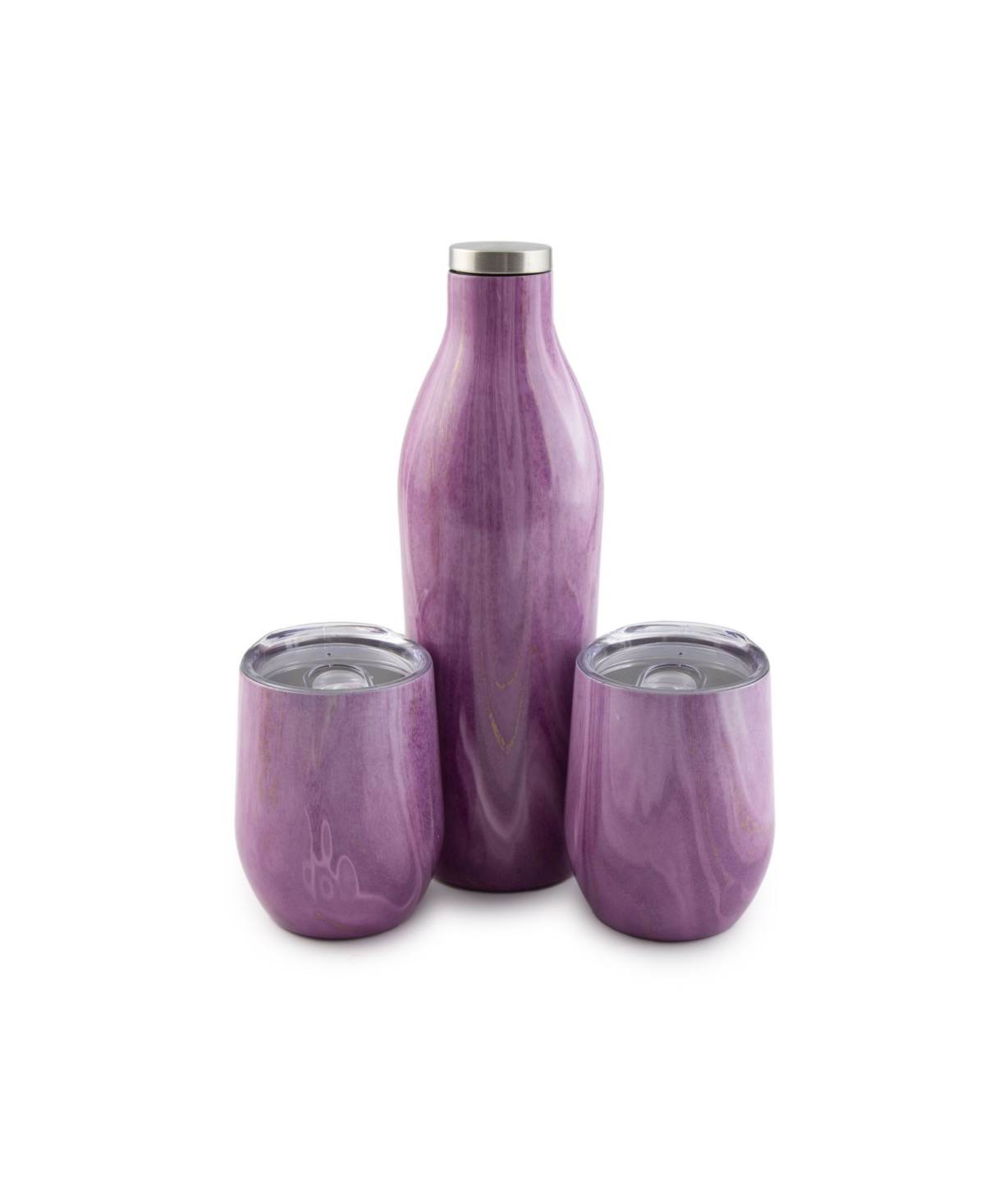 Thirstystone by Cambridge Insulated Wine Growler and Wine Tumbler Set, 3 Pieces