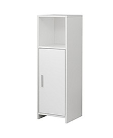 Wooden Home Tall Freestanding Bathroom Vanity Linen Tower Organizer Cabinet