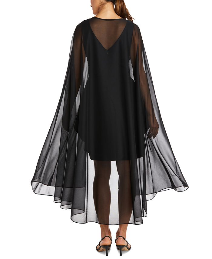 R & M Richards Chiffon Cape & Reviews - Dresses - Women - Macy's