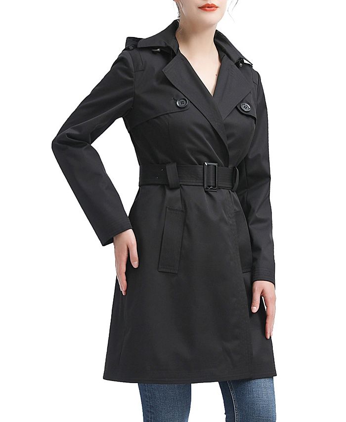 kimi + kai Women's Angie Water Resistant Hooded Trench Coat & Reviews ...