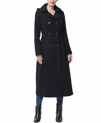 kimi + kai Women's Laila Long Hooded Wool Walking Coat - Macy's
