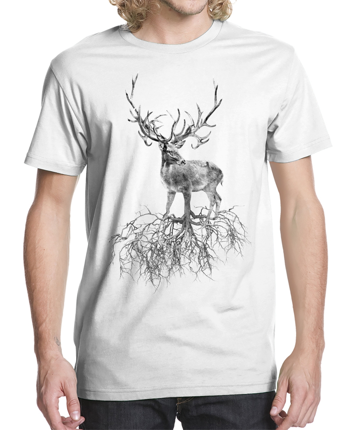 Men's Roots Go Deep Graphic T-shirt - White