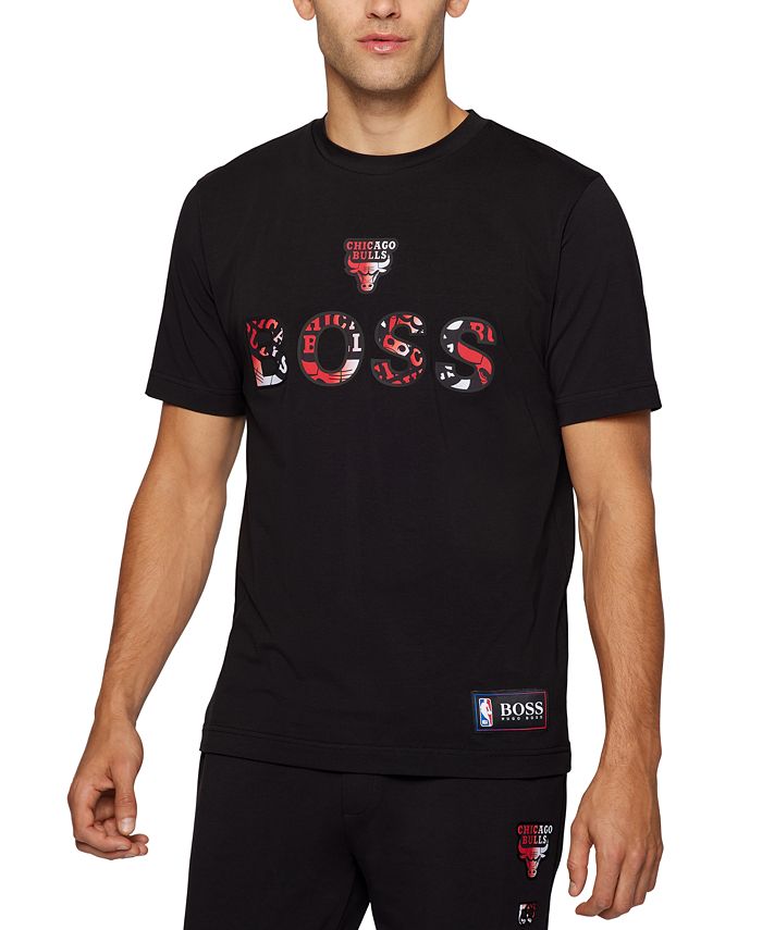 BOSS & NBA stretch-cotton T-shirt
