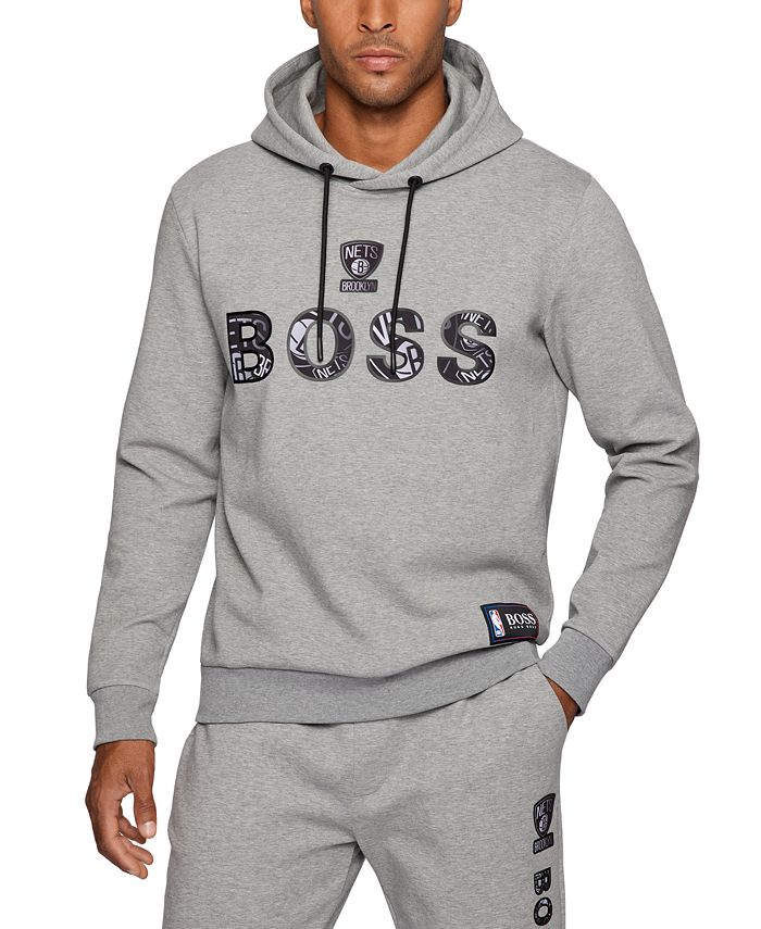 Hugo Boss Boss x NBA Men's Long Sleeve Hoodie Green