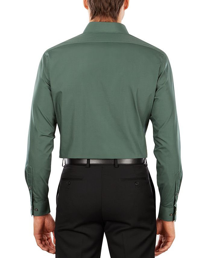 Van Heusen Men's Athletic Fit Poplin Dress Shirt Macy's