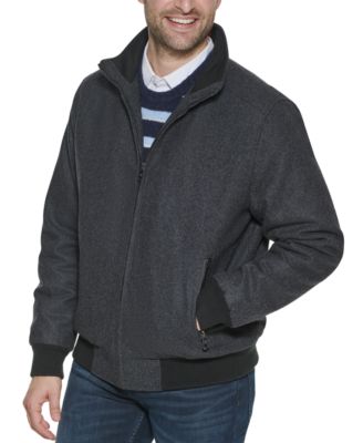 london fog wool bomber jacket