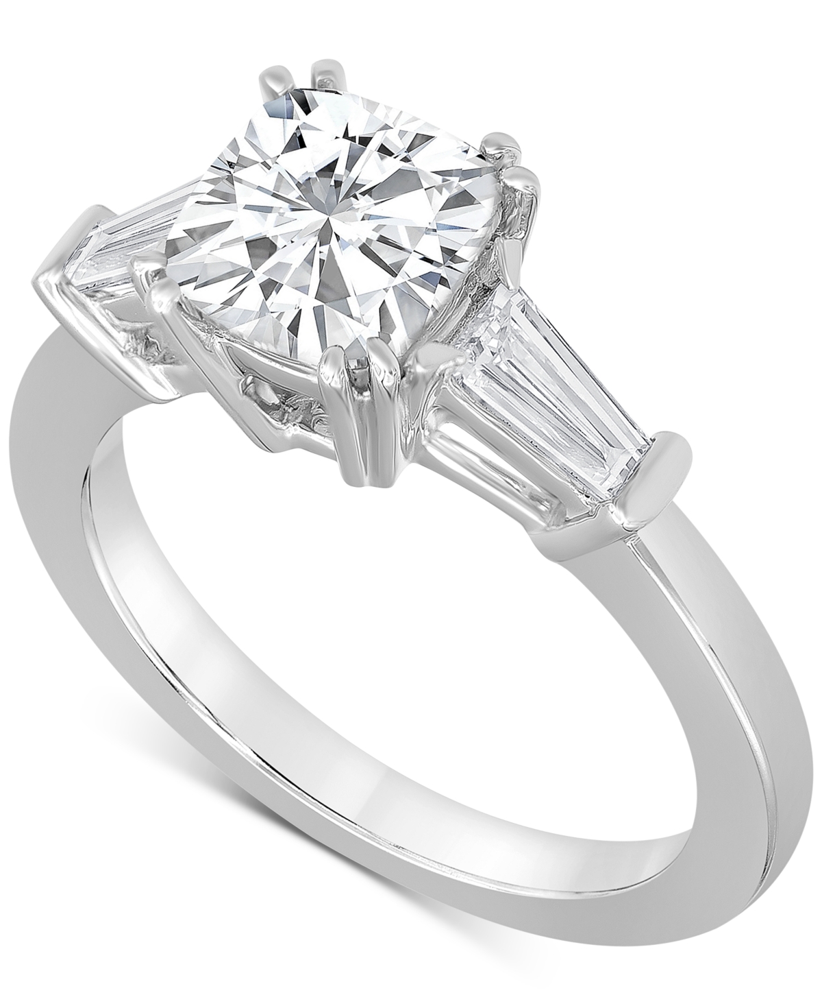 Certified Lab Grown Diamond Engagement Ring (2-1/2 ct. t.w.) in 14k Gold - White Gold