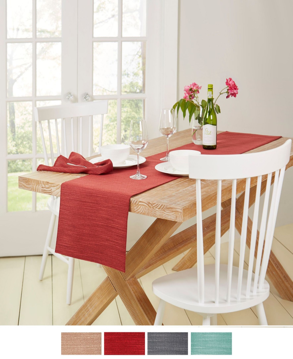 Town & Country Living Harper Fabric Table Runner
