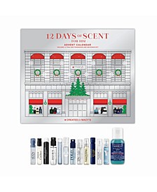 Macy's Favorite Scents 12 Days Of Scent For Him Advent Calendar with Bonus Gift, Created for Macy's
