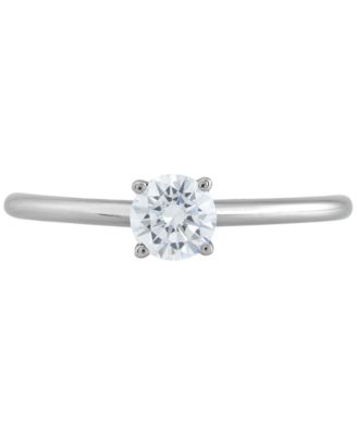 IGI Certified Lab Grown Diamond Engagement Ring (1/2 ct. t.w.) in 14k White or Yellow Gold