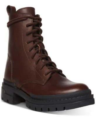 macys steve madden combat boots