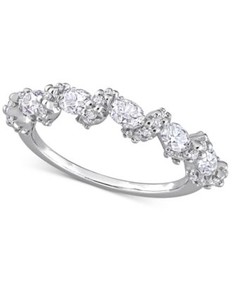 Macy's - Lab-Grown Moissanite Band (1-1/4 ct. t.w.) in Sterling Silver