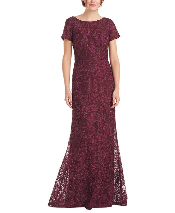 JS Collections Soutache Mesh Gown Macy s