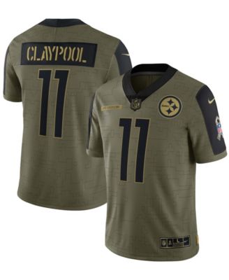 Nike Steelers Chase Claypool Jersey salute To Service USA Army