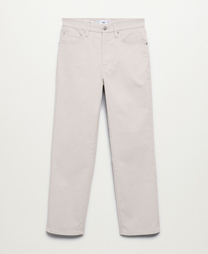 MANGO Women's AnkleLength StraightFit Jeans Macy's