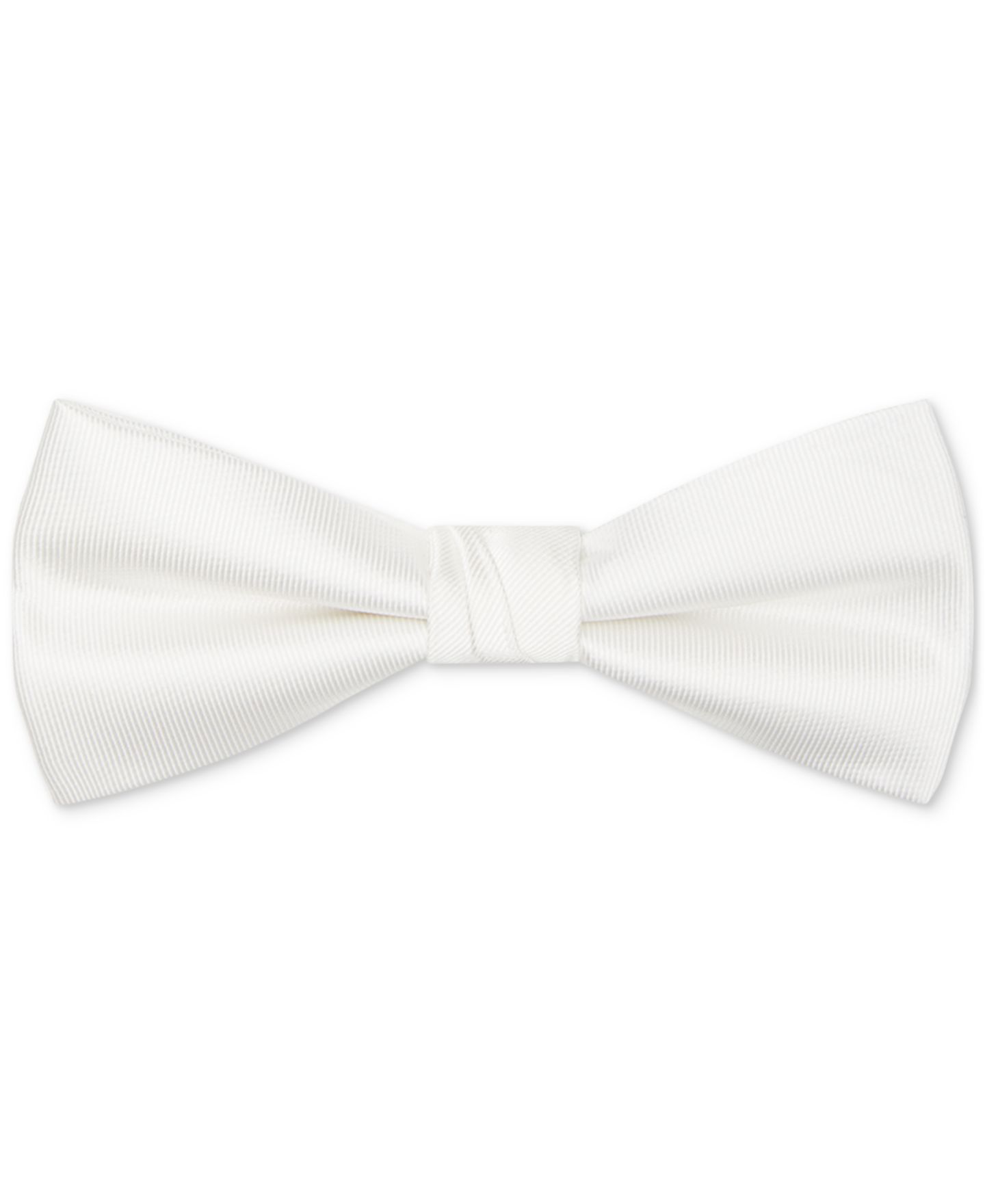Мужские галстуки Calvin Klein Pre-Tied Unison Bowtie, цвет: Слоновая кость — фото 2