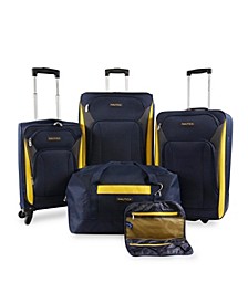 Open Seas Collection 5pc Softside Luggage Set