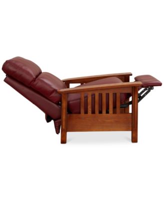 Harrison Leather Pushback Recliner