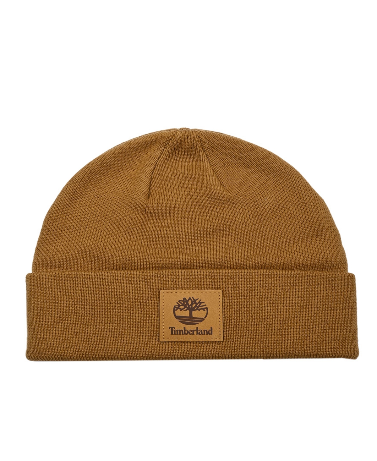 Timberland Women's Cuffed Beanie With Leather Patch In Wheat