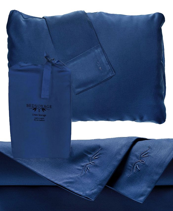 BedVoyage Luxury Rayon from Bamboo 4 Piece California King Sheet Set