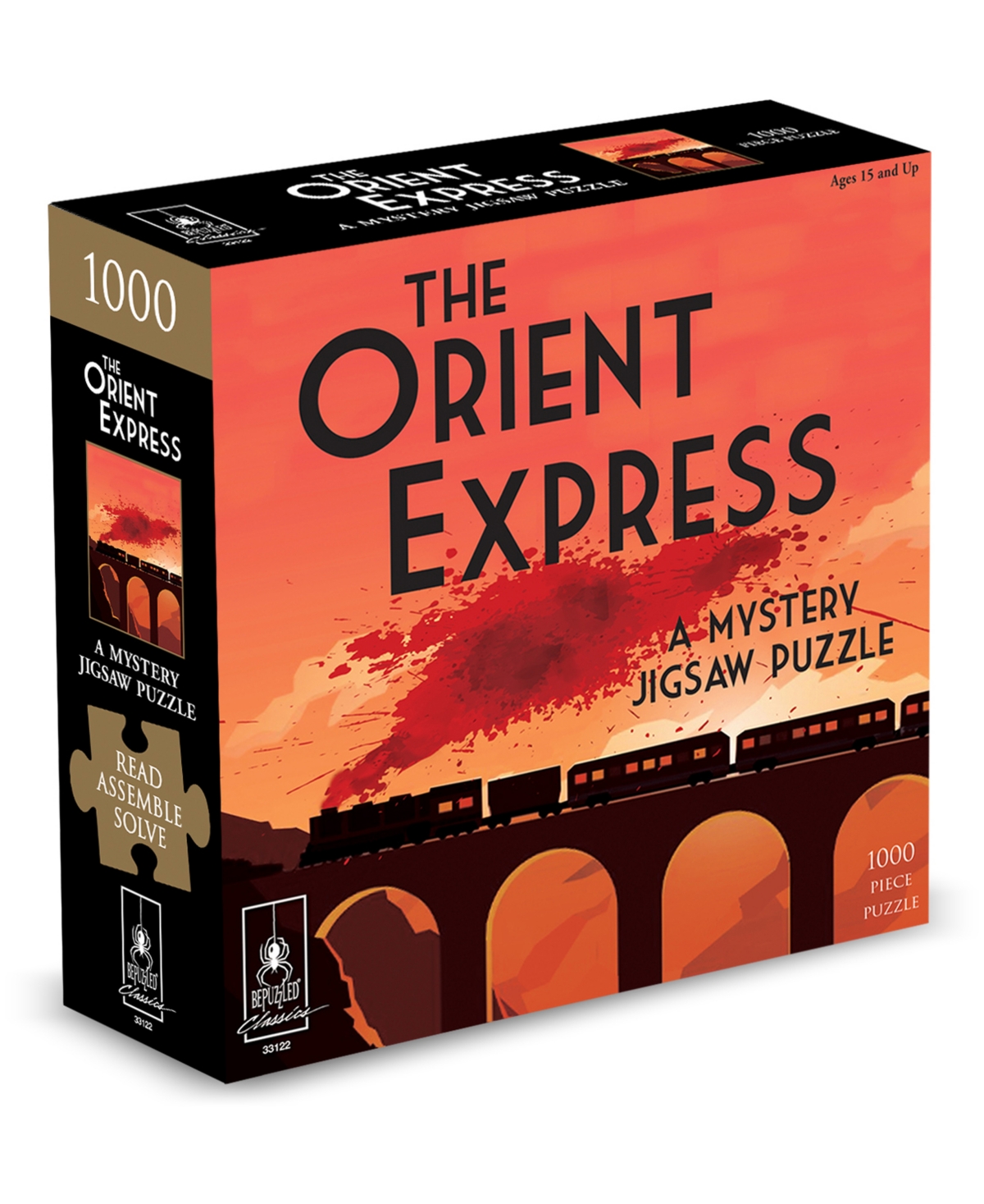 Bepuzzled The Orient Express Classic Mystery Jigsaw Puzzle In No Color