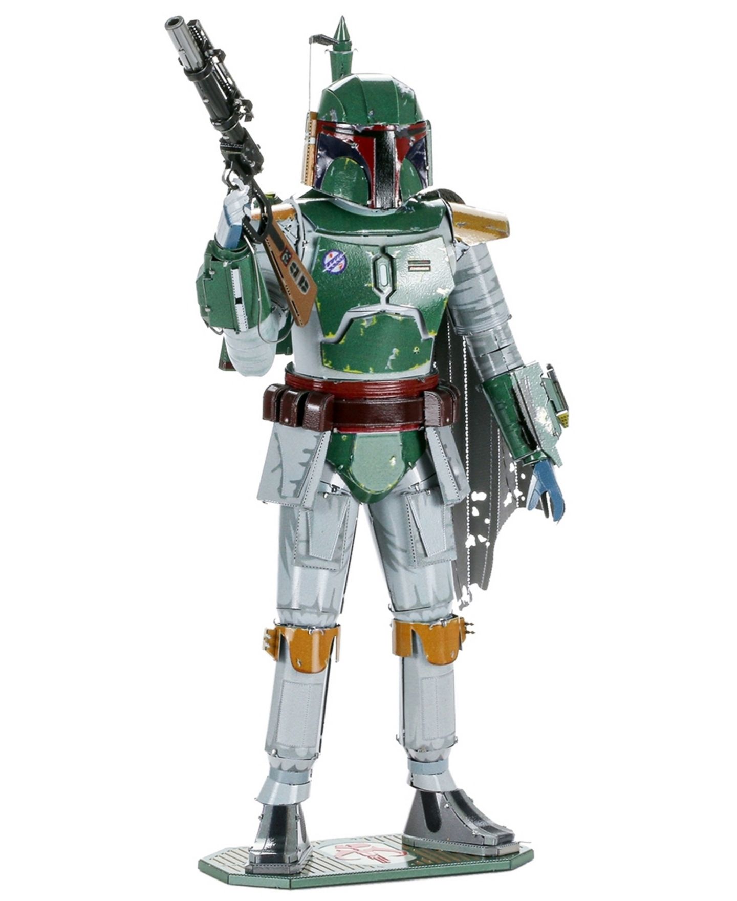 Детские конструкторы Fascinations Star Wars Boba Fett 3D Metal Model Kit, 3-Piece Set, Ages 14+ — фото 7