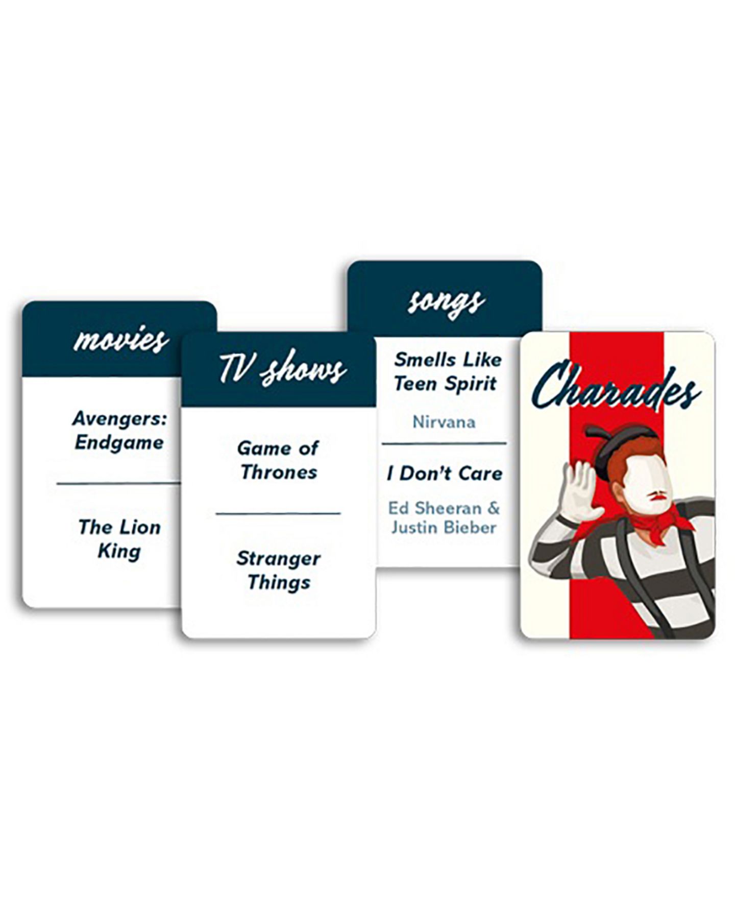 Детская карточная игра The Lagoon Group Front Porch Classics Charades Party Card Game, Ages 6+ — фото 2
