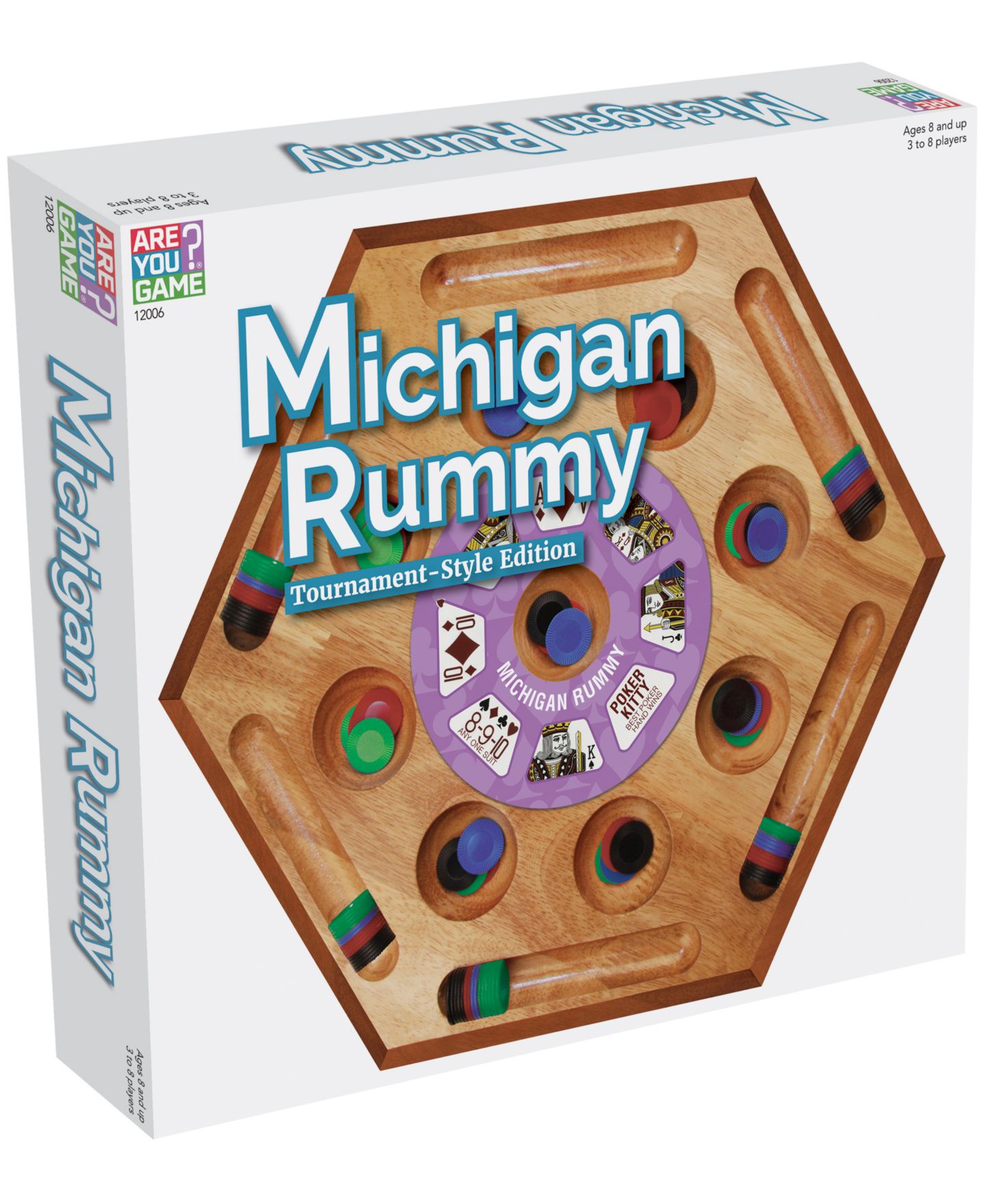 Детская настольная игра Areyougame Michigan Rummy Tournament-Style Edition Board Game, Ages 8+ — фото 2